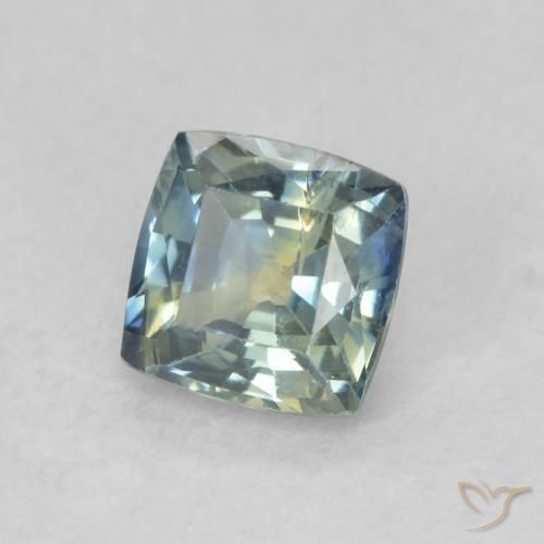 Zafiro Multicolor natural de 0.66 ct, Forma Cojín, VS-SI