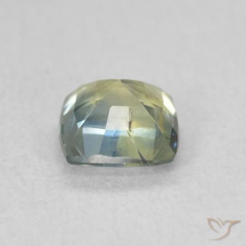 Zafiro Multicolor natural de 0.66 ct, Forma Cojín, VS-SI