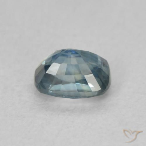 Zafiro Cerceta natural de 0.59 ct, Forma Cojín, VS-SI