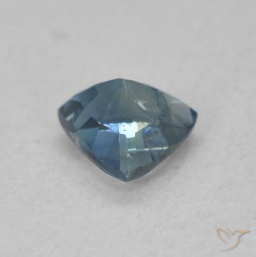 Zafiro Cerceta natural de 0.58 ct, Trillón, VS
