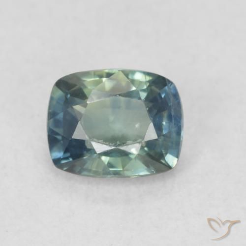0.58ct Natural Multicolor Zafiro, Forma Cojín, VS