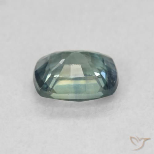 Zafiro Multicolor natural de 0.58 ct, Forma Cojín, VS