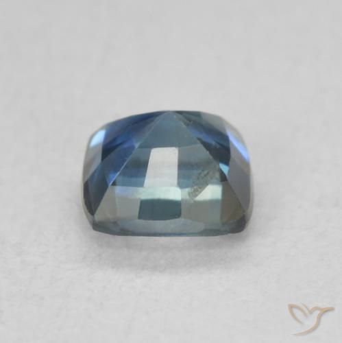 Zafiro Cerceta natural de 0.76 ct, Forma Cojín, VS