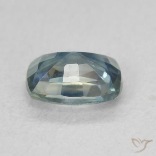 Zafiro Cerceta natural de 0.85 ct, Forma Cojín, VS