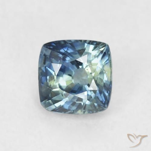 0.46ct Natural Azul Zafiro, Forma Cojín, VS
