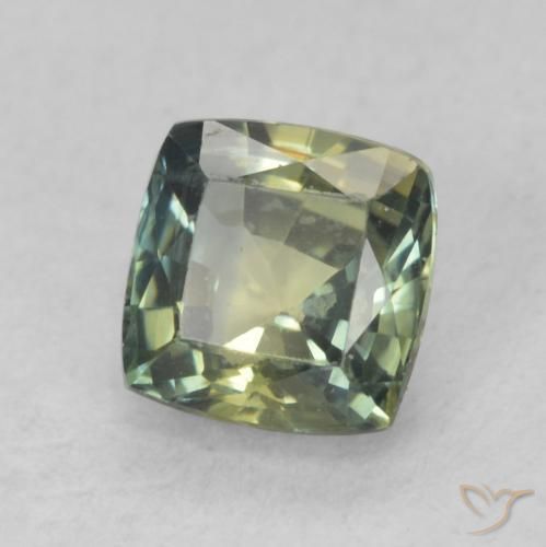 Zafiro Multicolor natural de 0.95 ct, Forma Cojín, VVS