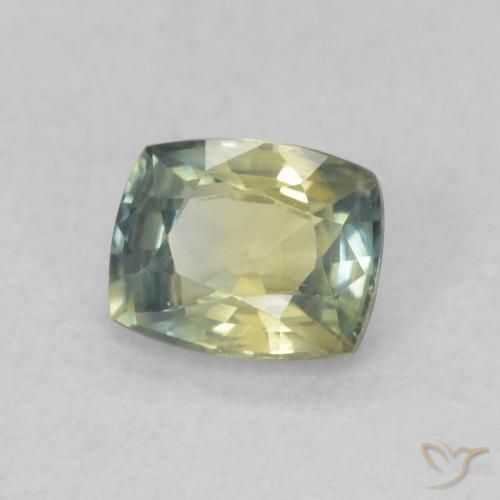 Zafiro Multicolor natural de 0.61 ct, Forma Cojín, VVS