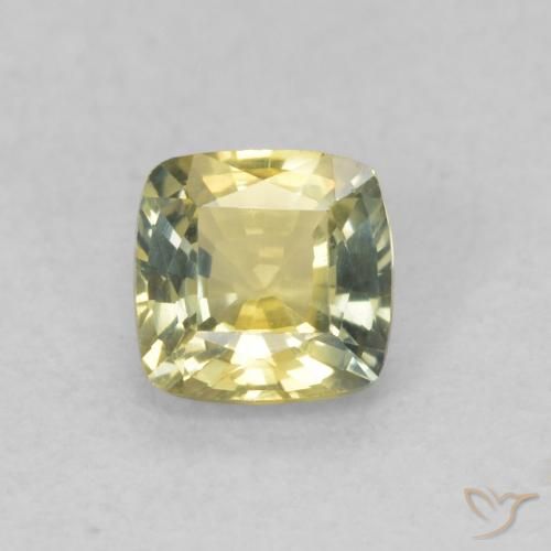 0.56ct Natural Multicolor Zafiro, Forma Cojín, VVS