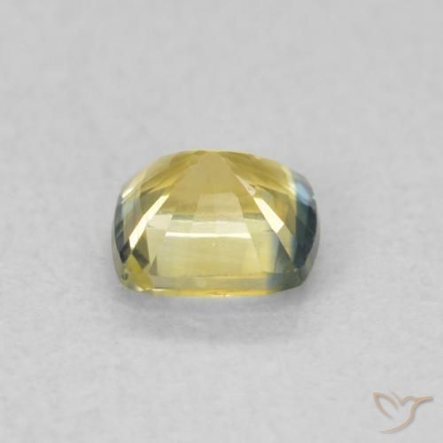 Zafiro Multicolor natural de 0.56 ct, Forma Cojín, VVS