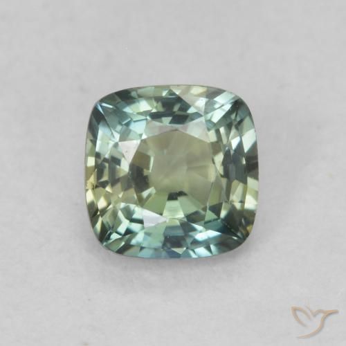 0.64ct Natural Multicolor Zafiro, Forma Cojín, VVS