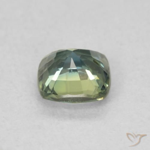 Zafiro Multicolor natural de 0.64 ct, Forma Cojín, VVS