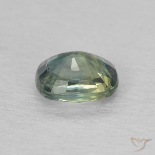 Zafiro Cerceta natural de 0.60 ct, Forma Cojín, VVS-VS