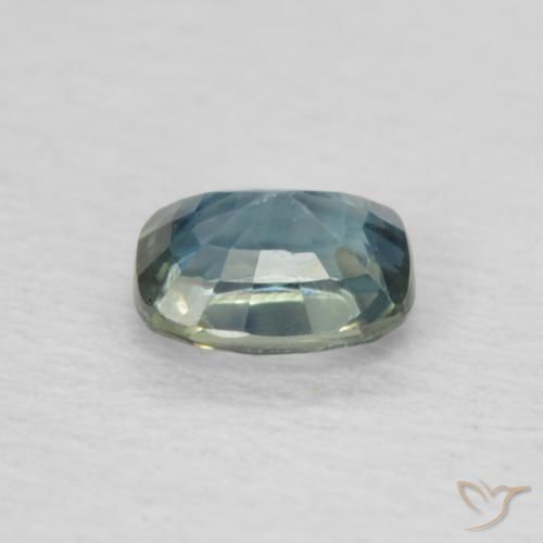 Zafiro Multicolor natural de 0.49 ct, Forma Cojín, VVS-VS