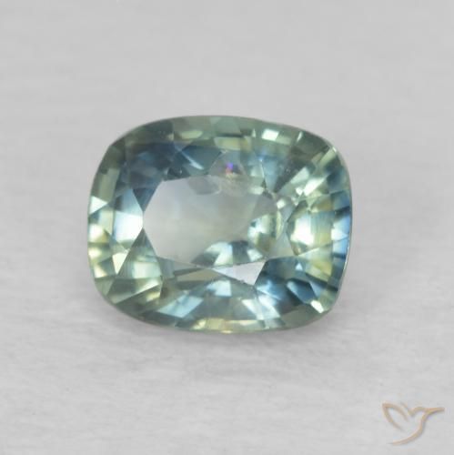 Zafiro Multicolor natural de 0.76 ct, Forma Cojín, VS-SI