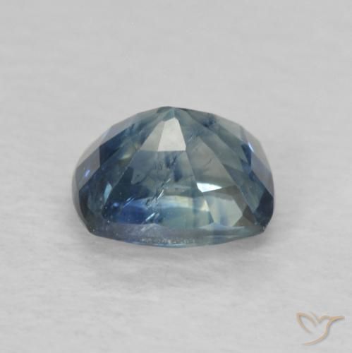 Zafiro Azul natural de 0.86 ct, Forma Cojín, VS-SI