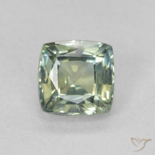 0.82ct Natural Multicolor Zafiro, Forma Cojín, VS