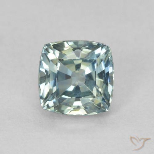 Zafiro Multicolor natural de 0.87 ct, Corte Cojín, VS