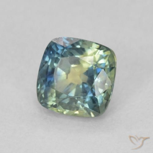 Zafiro Multicolor natural de 0.87 ct, Forma Cojín, VS