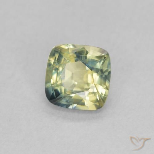 Zafiro Multicolor natural de 0.47 ct, Forma Cojín, VS