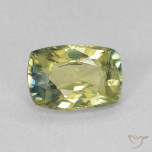 0.75ct Natural Multicolor Zafiro, Forma Cojín, VS
