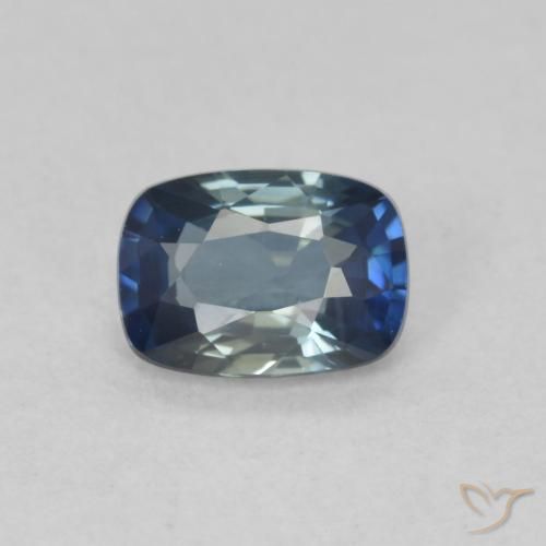 0.77ct Natural Multicolor Zafiro, Forma Cojín, VVS