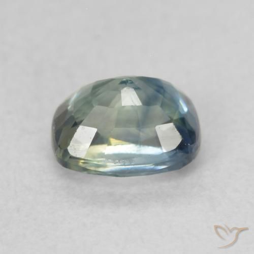 Zafiro Multicolor natural de 0.64 ct, Forma Cojín, VVS