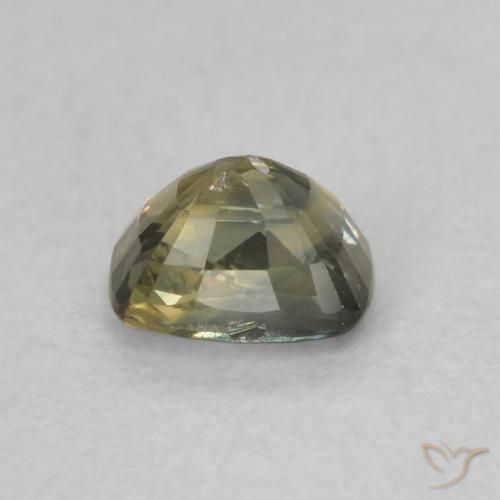 Zafiro Multicolor natural de 0.47 ct, Forma Cojín, VVS