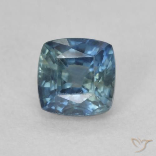 0.54ct Natural Multicolor Zafiro, Forma Cojín, VVS-VS