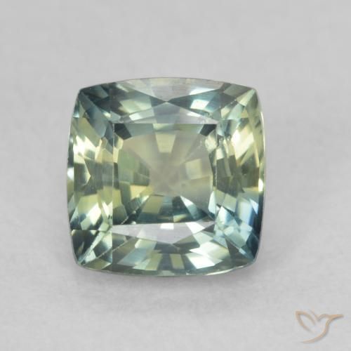 0.84ct Natural Multicolor Zafiro, Forma Cojín, VS