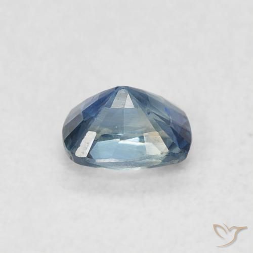 Zafiro Azul natural de 0.35 ct, Forma Cojín, VS