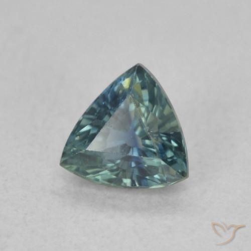 Zafiro Cerceta natural de 0.58 ct, Trillón, VVS-VS