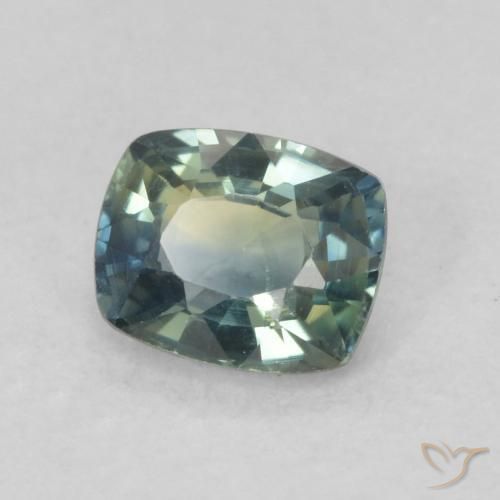 Zafiro Multicolor natural de 0.70 ct, Forma Cojín, VVS-VS