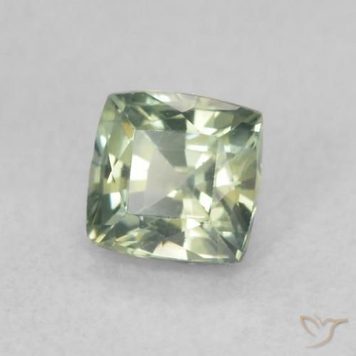 Zafiro Multicolor natural de 0.66 ct, Cuadrado, VVS-VS