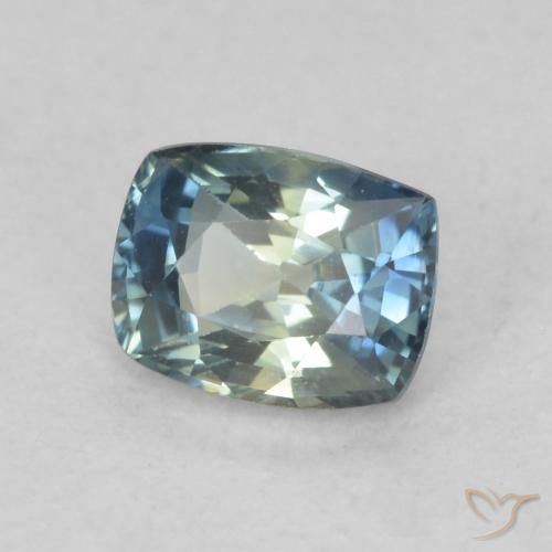 Zafiro Multicolor natural de 0.77 ct, Forma Cojín, VVS-VS