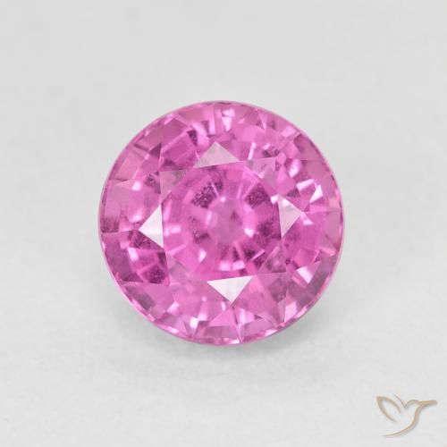 2.54ct Natural Rosa oscuro Zafiro, Redondo, VVS-VS
