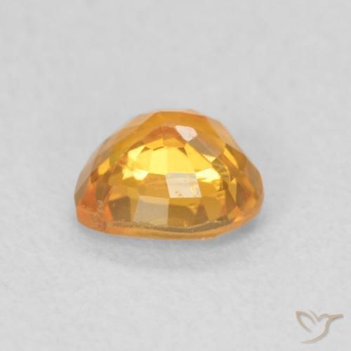 Zafiro Oro natural de 0.44 ct, Corazón, VS