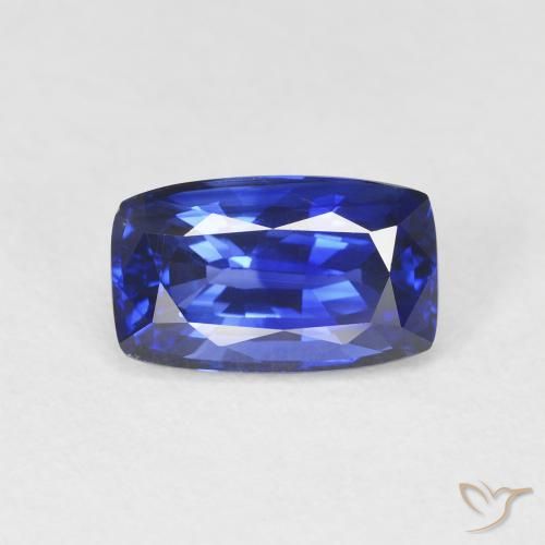 2.20ct Natural Azul real Zafiro, Forma Cojín, VVS