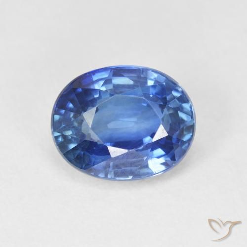 3.51ct Natural Azul aciano Zafiro, Ovalada, VVS-VS
