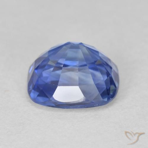 Zafiro Azul pastel natural de 2.74 ct, Forma Cojín, VVS-VS