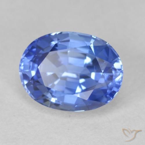 2.16ct Natural Azul marino medio Zafiro, Ovalada, VS