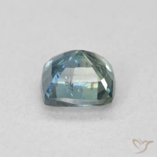 Zafiro Cerceta natural de 0.64 ct, Forma Cojín, VS