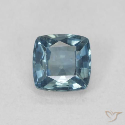 0.52ct Natural Cerceta Zafiro, Forma Cojín, VS