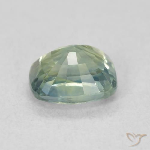 Zafiro Cerceta natural de 0.80 ct, Forma Cojín, VS
