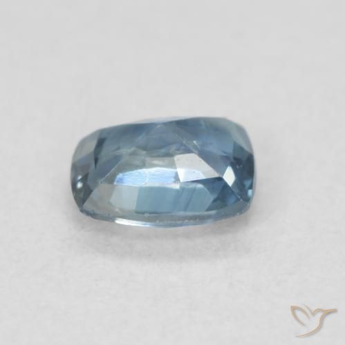 Zafiro Cerceta natural de 0.54 ct, Forma Cojín, VS