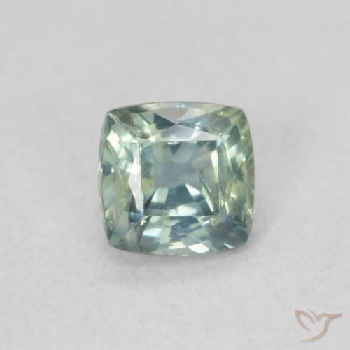 0.50ct Natural Cerceta Zafiro, Forma Cojín, VS