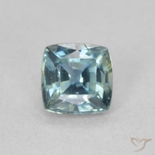 0.55ct Natural Cerceta Zafiro, Forma Cojín, VS