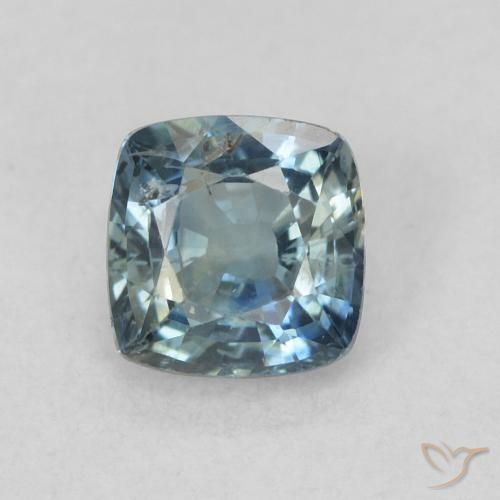 0.74ct Natural Cerceta Zafiro, Forma Cojín, VS