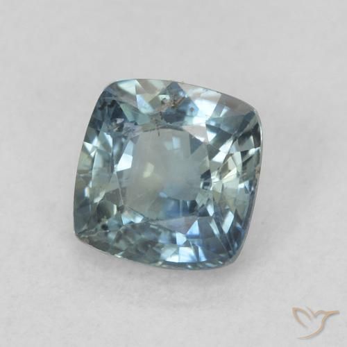 Zafiro Cerceta natural de 0.74 ct, Forma Cojín, VS