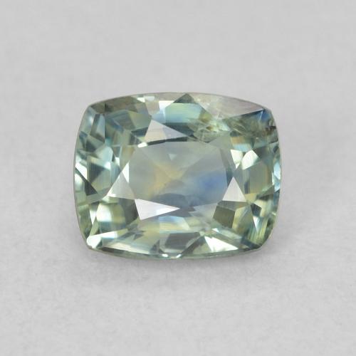 0.69ct Natural Cerceta Zafiro, Forma Cojín, VS
