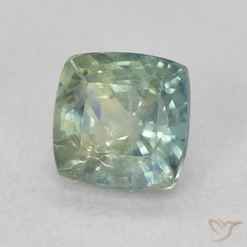 Zafiro Cerceta natural de 0.98 ct, Forma Cojín, VS